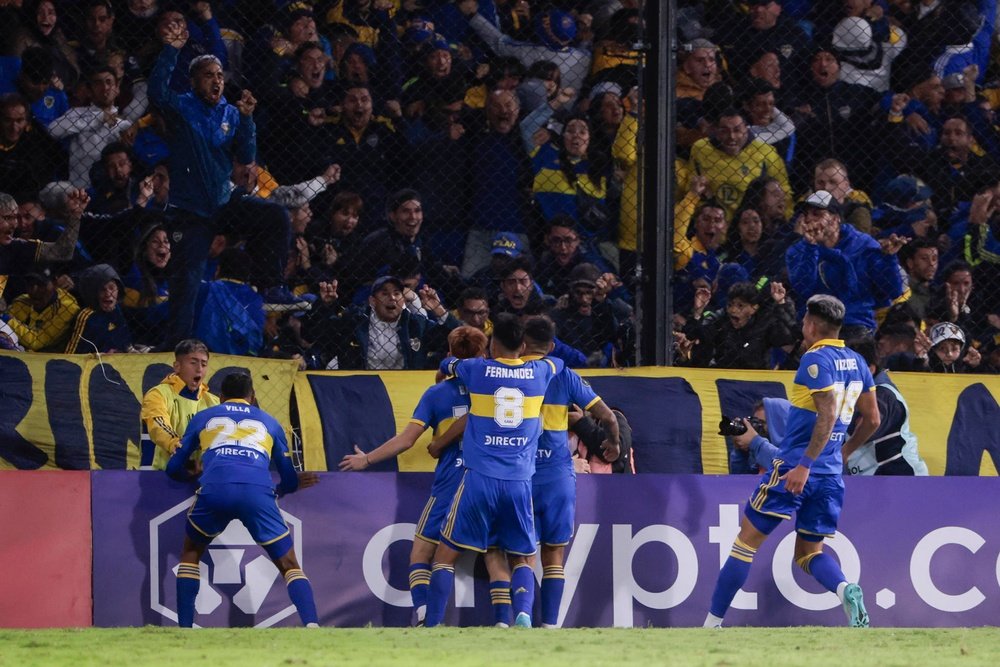 Boca le dio la vuelta ante Deportivo Pereira. EFE