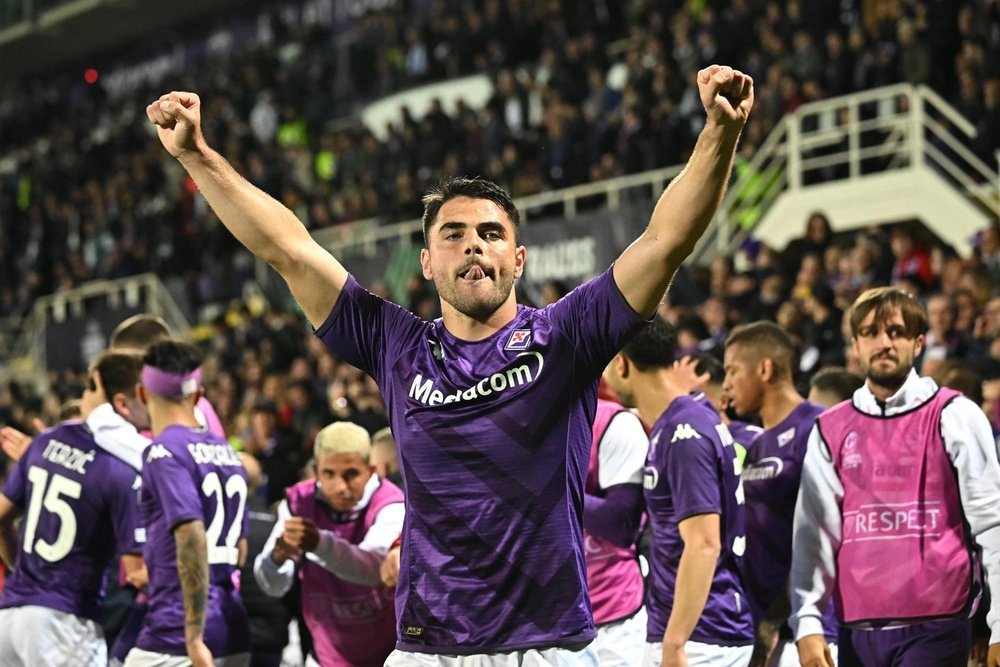 La Fiorentina se metión en semifinales. EFE