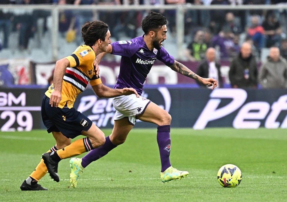 La Fiorentina aplastó a la Sampdoria. EFE