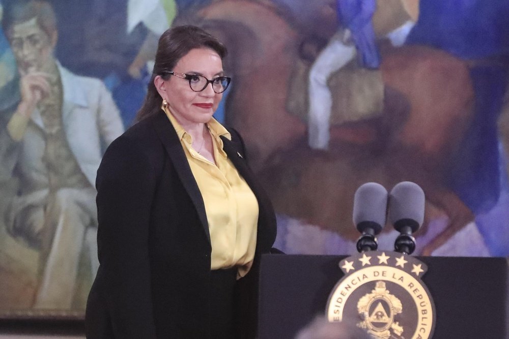 Xiomara Castro, la presidenta de Honduras. EFE