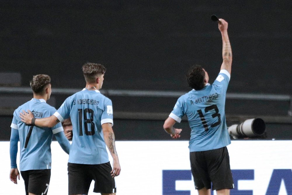 Uruguay sacó músculo en el Mundial Sub 20. EFE