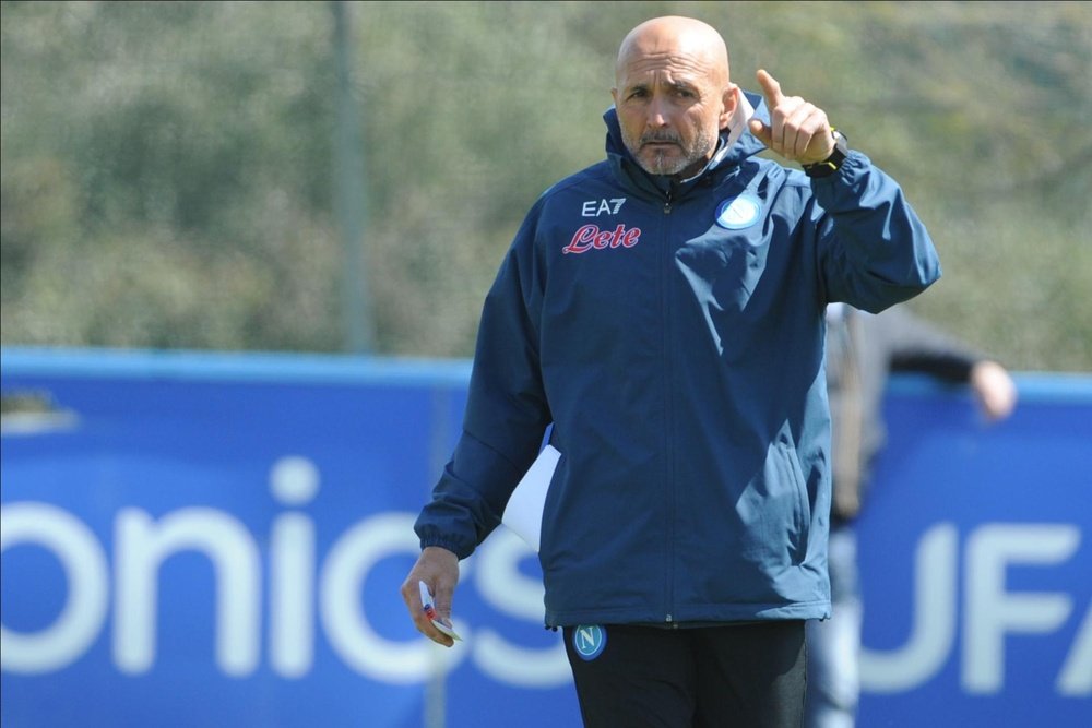 Spalletti abandonará las filas del Nápoles al acabar la temporada 2022-23. EFE