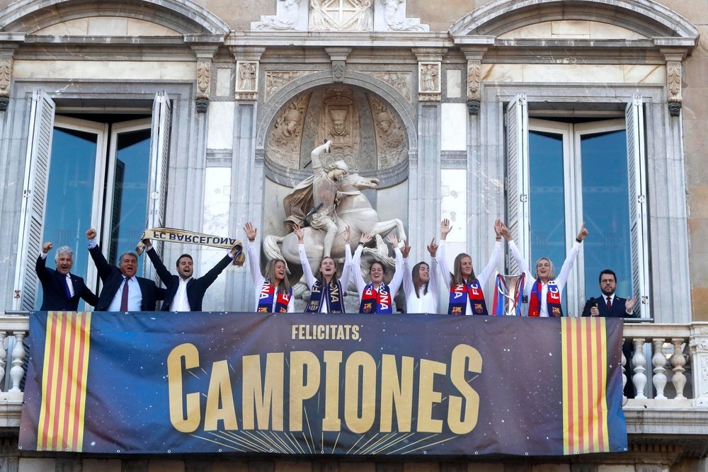 El Barcelona Femenino logró la 2ª Champions de su historia. EFE