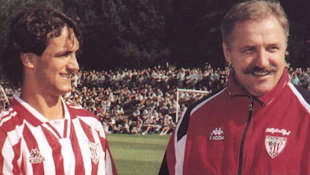 Joseba Etxeberria 'cruzó la A-8' en 1995. DAZN