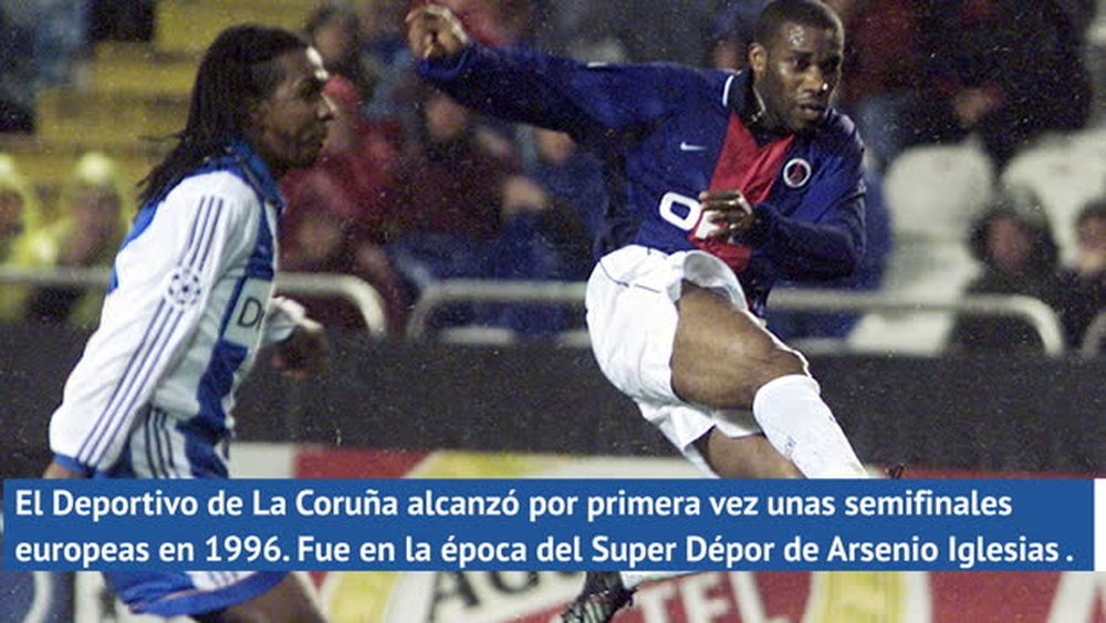 El Deportivo jugó sus primeras semifinales europeas en 1996. DAZN