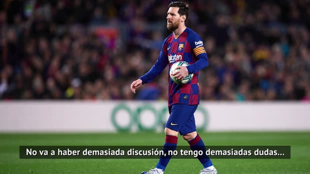 Messi, ídolo para Íñigo Martínez. DAZN