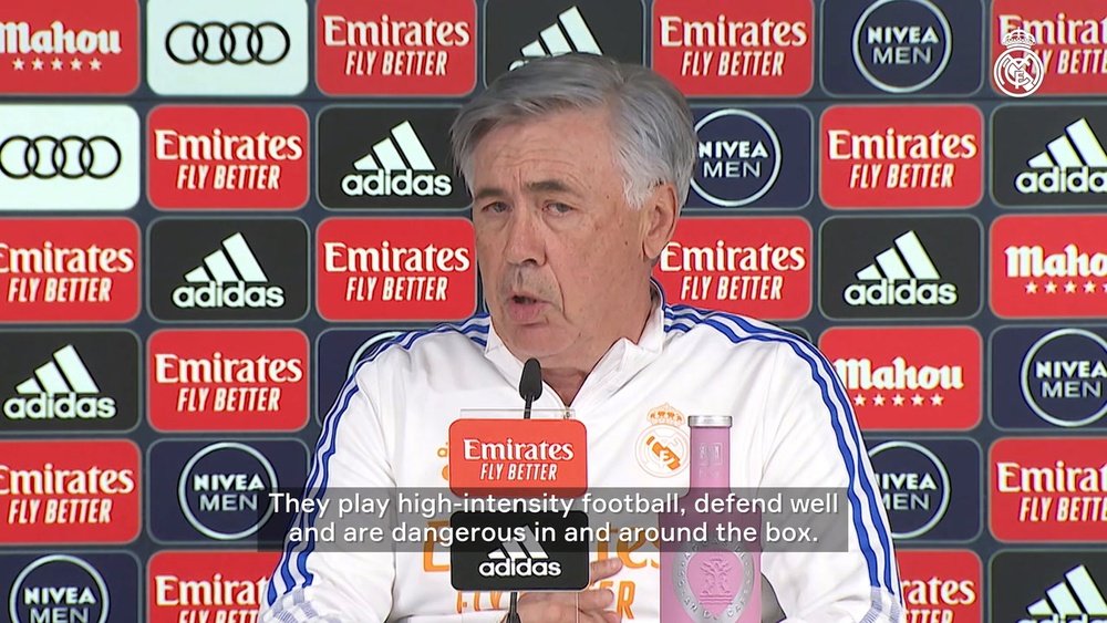 Carlo Ancelotti has spoken ahead of the game with Osasuna. DUGOUT