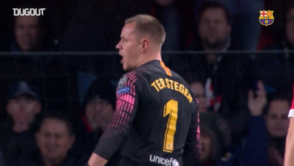 Marc-André Ter Stegen’s best saves for Barcelona. DUGOUT