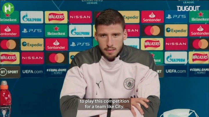 VIDEO: Ruben Dias: 'Champions League was key factor in joining Man City'