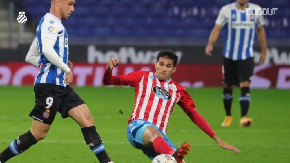 El Espanyol derrotó al Lugo. DUGOUT