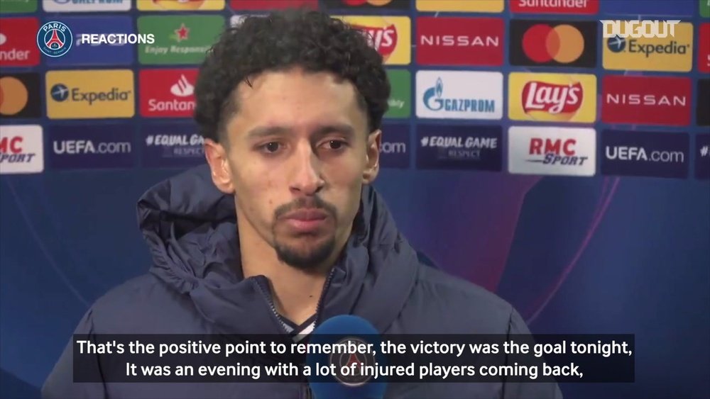 Marquinhos : 'It was not our best game'. DUGOUT