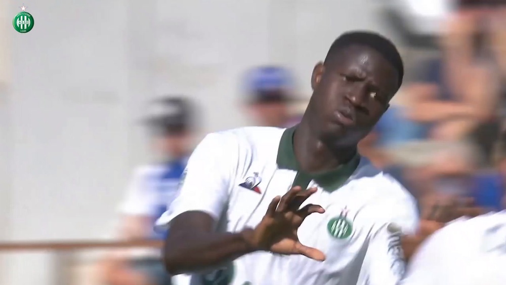L'égalisation de Makhtar Gueye contre Strabourg. DUGOUT