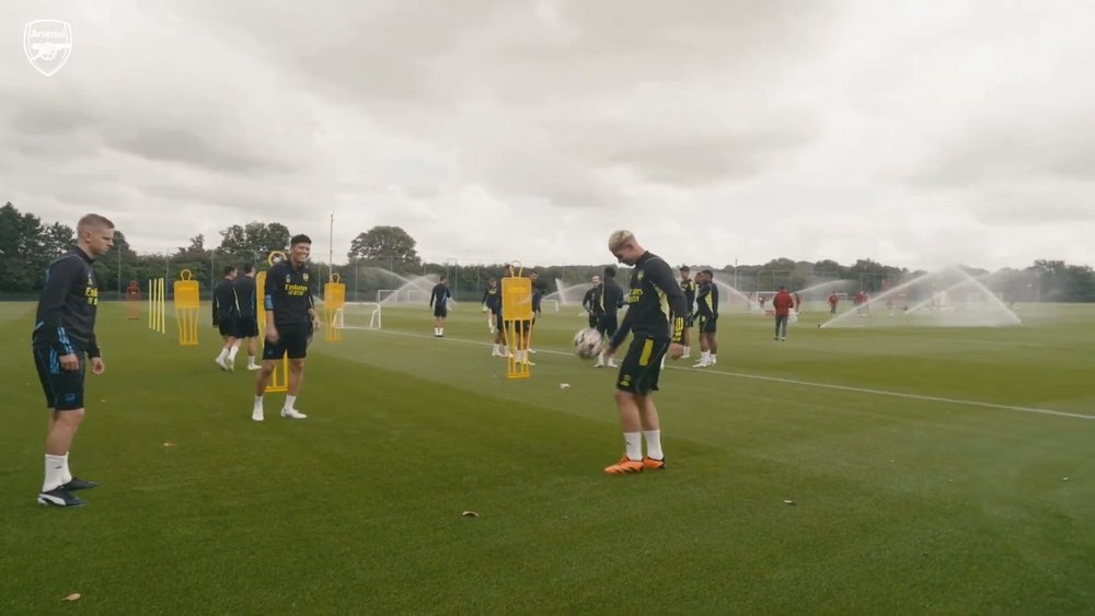 Arsenal are facing Man City at Wembley for the Community Shield. DUGOUT