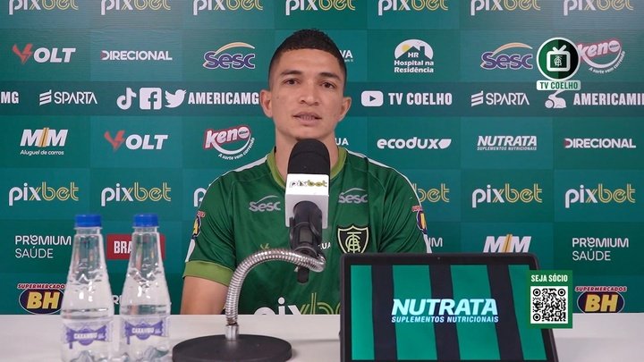 Marlon fala sobre expectativa no América-MG para clássico contra o Atlético-MG