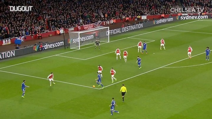 VIDEO: Costa silences Emirates in win over Arsenal
