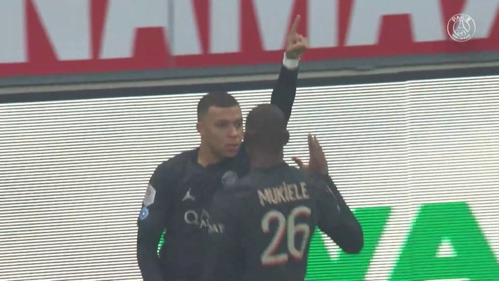 VIDÉO : Mbappé marque les trois buts du PSG à Reims