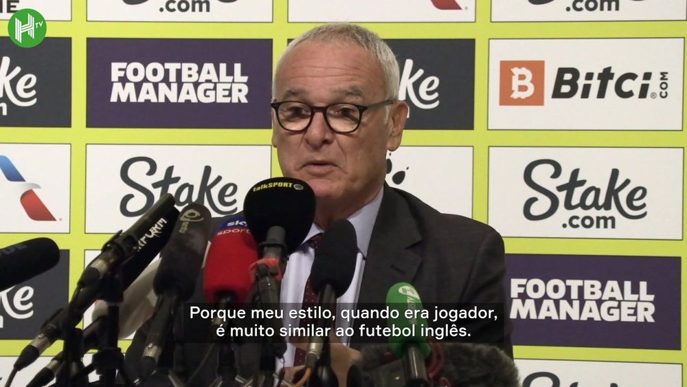 Claudio Ranieri diz que amor por futebol inglês é antigo. DUGOUT