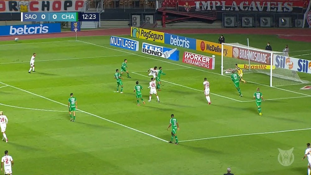 Eder's first goal at Sao Paulo. DUGOUT