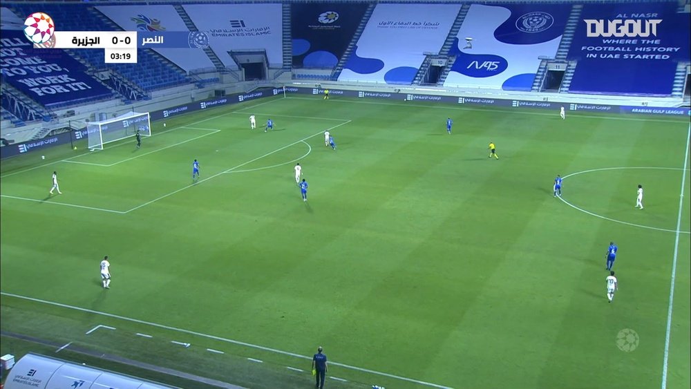 Highlights: Al-Nasr 1-1 Al-Jazira. DUGOUTS