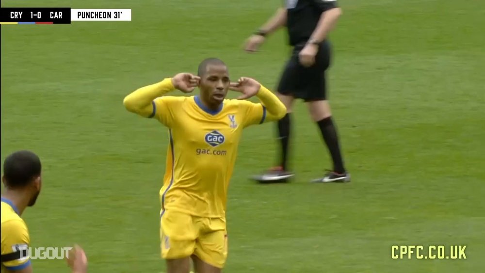 Puncheon scored two goals for Palace. DUGOUT