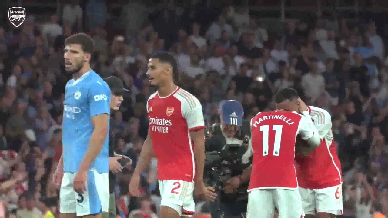 Martinelli gave Arsenal a long-awaited win over City in the Premier League. DUGOUT