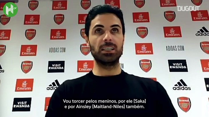 VÍDEO: Arteta exalta Saka e Pépé no Arsenal após vitória sobre o Sheffield