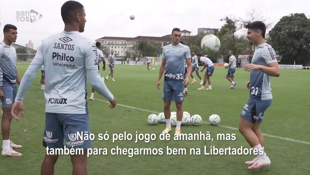 Soteldo analisa preparação do Santos para duelo contra o Atlético-MG. DUGOUT