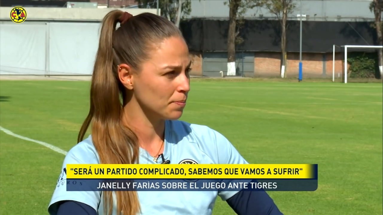 Janelly Farías destacó el buen nivel de Tigres. Dugout