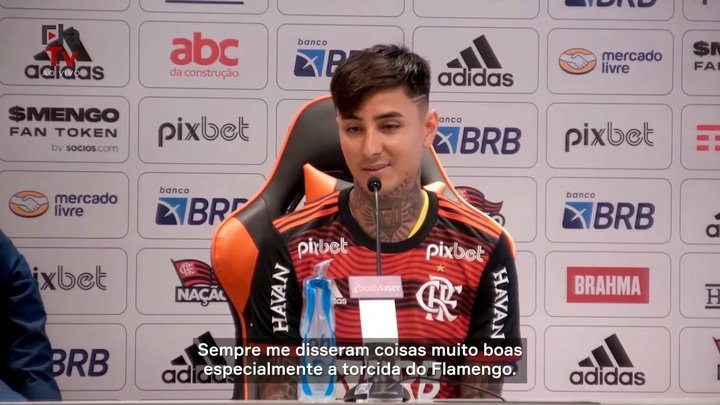 Pulgar revela desejo de 'sentir' a energia dos torcedores do Flamengo