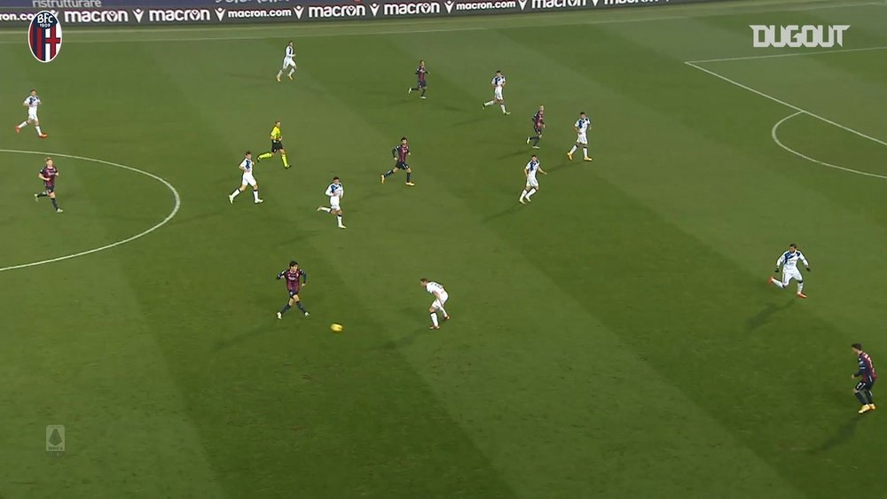 Tomiyasu's clever finish against Atalanta. DUGOUT
