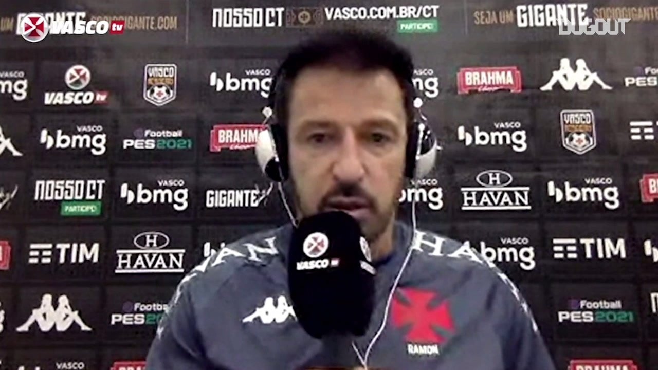 Ramon cita jogo com Goiás e acredita em classificação do Vasco na Copa do Brasil. DUGOUT