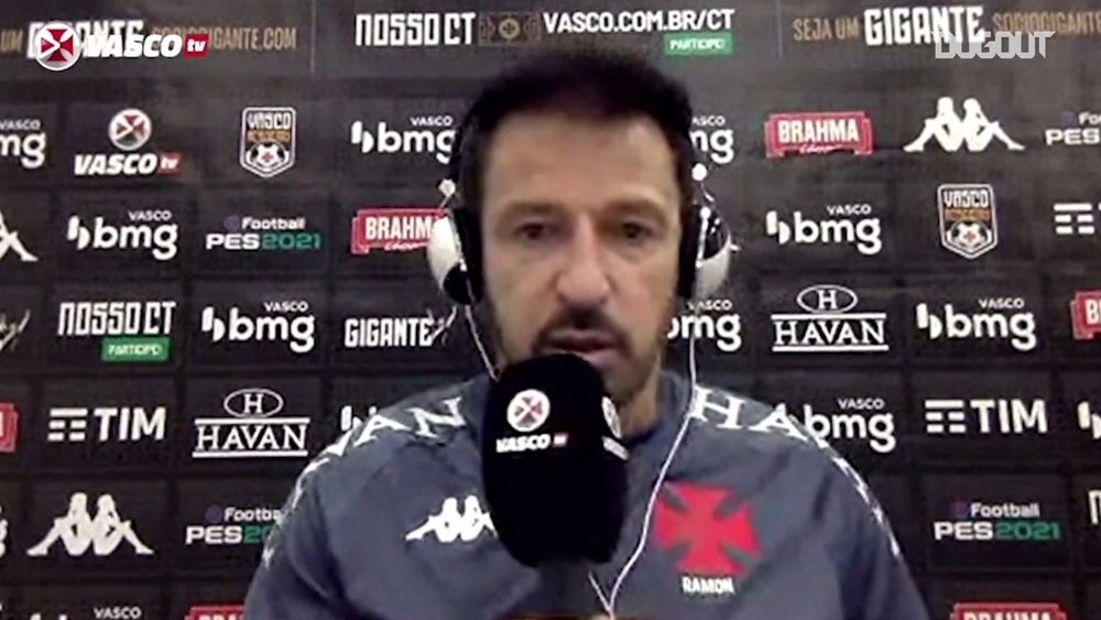 Ramon cita jogo com Goiás e acredita em classificação do Vasco na Copa do Brasil. DUGOUT