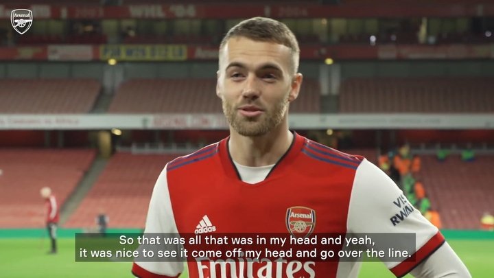 VIDEO: Calum Chambers on scoring after just 23 seconds