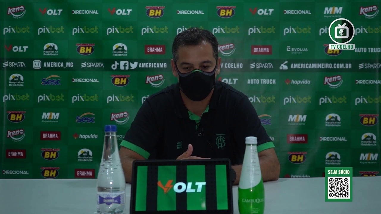 Técnico do América falou após vitória por 2 a 0 na Patrocinense na 7ª rodada do Campeonato Mineiro 2022.