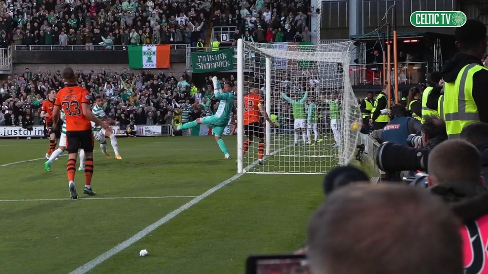 Celtic won the league with a draw at Dundee United. DUGOUT