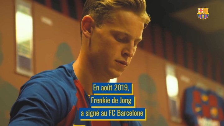 Les trois saisons de Frenkie De Jong à Barcelone. dugout