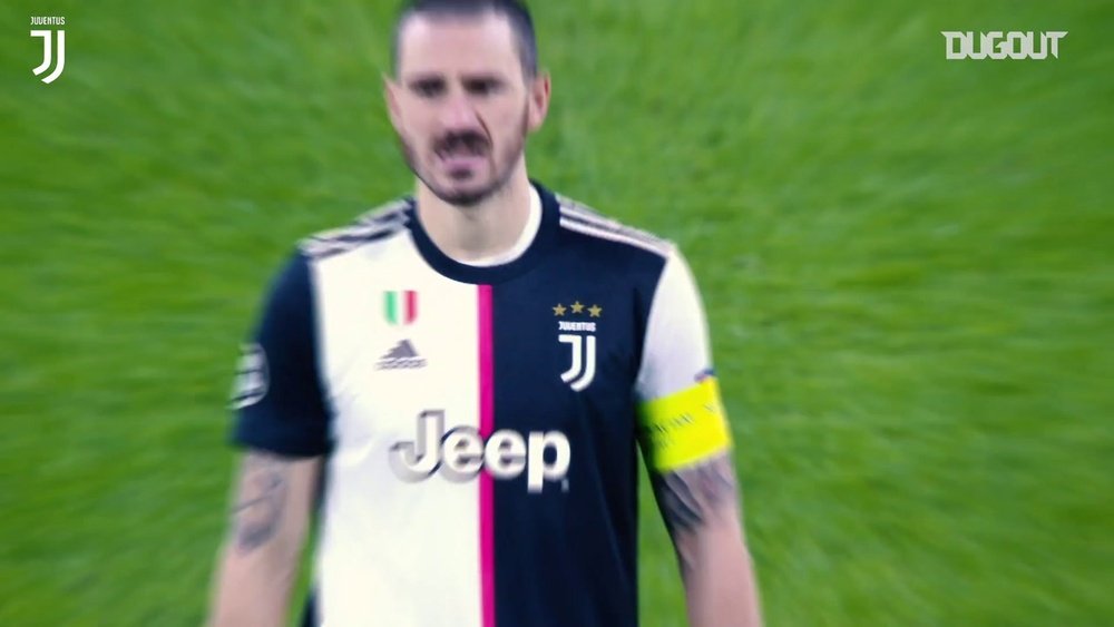 Bonucci brilhando pela Juventus em 2019/20. DUGOUT