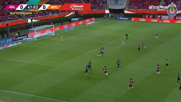 VÍDEO: Zaldívar anotó el primer gol del Clausura 2022 para Chivas
