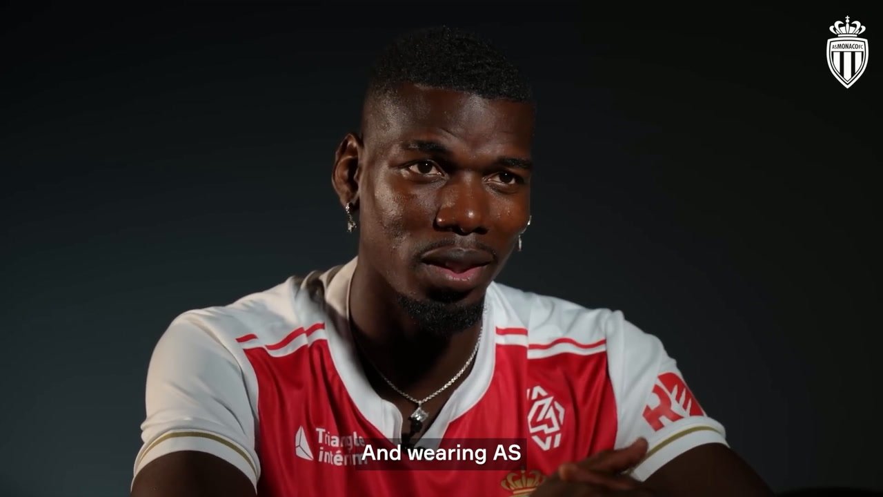 Paul Pogba's first words at AS Monaco