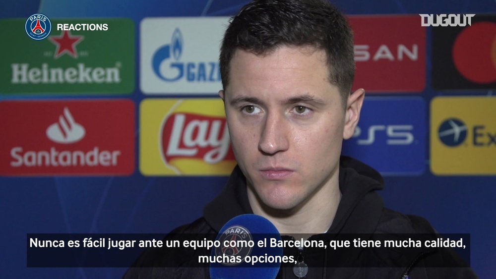 Ander Herrera pidió mesura tras el 1-4 en el Camp Nou. DUGOUT