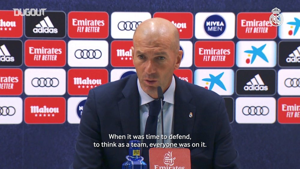 Zidane: 'There’s still a long way and we need to keep it up'. DUGOUT