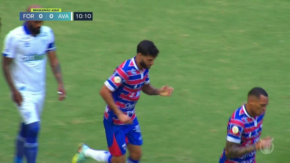 Fortaleza beat Avai in the Brazilian league. DUGOUT