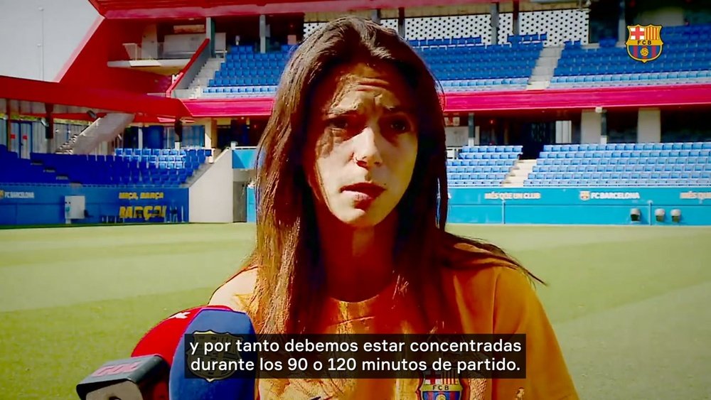 Las palabras de las jugadoras del Barça antes de la final de la Champions. Captura/DUGOUT