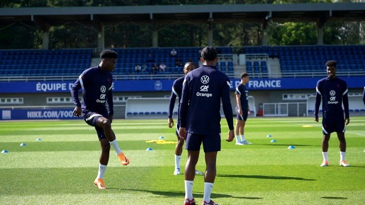 VIDEO: French team's training session prior to Nations League game