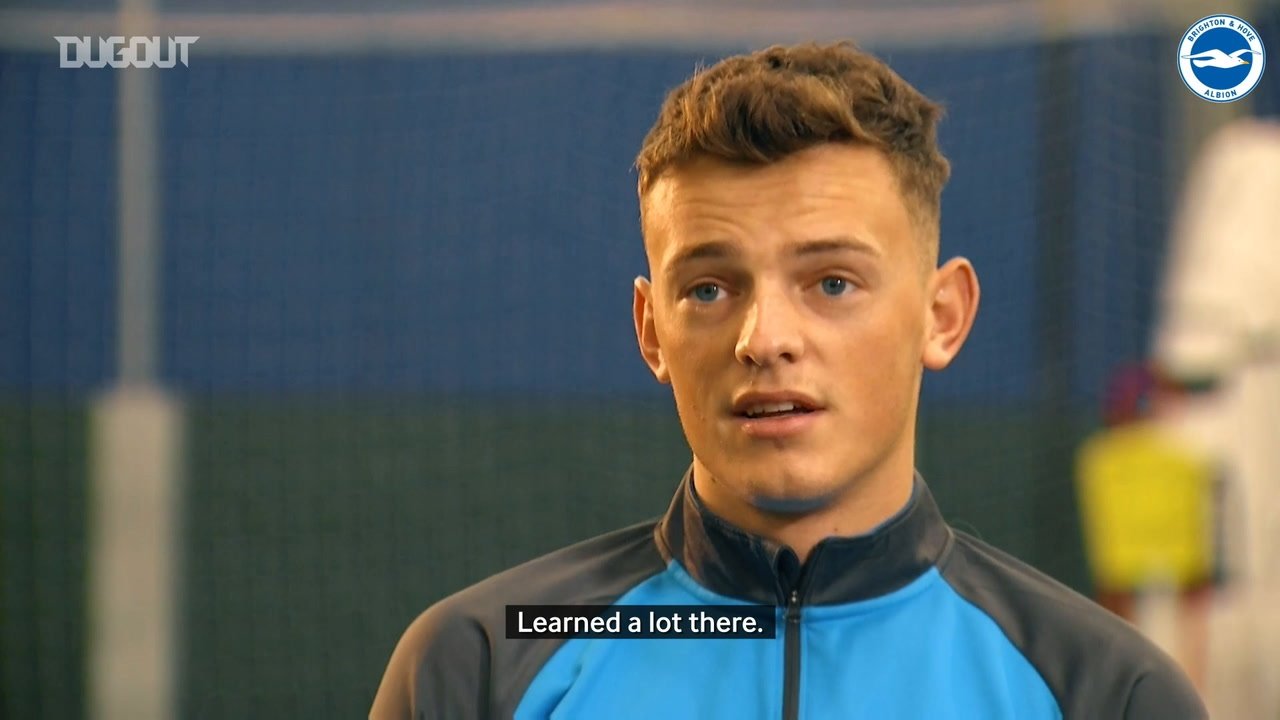 Ben White discusses his journey to the Brighton first-team. DUGOUT