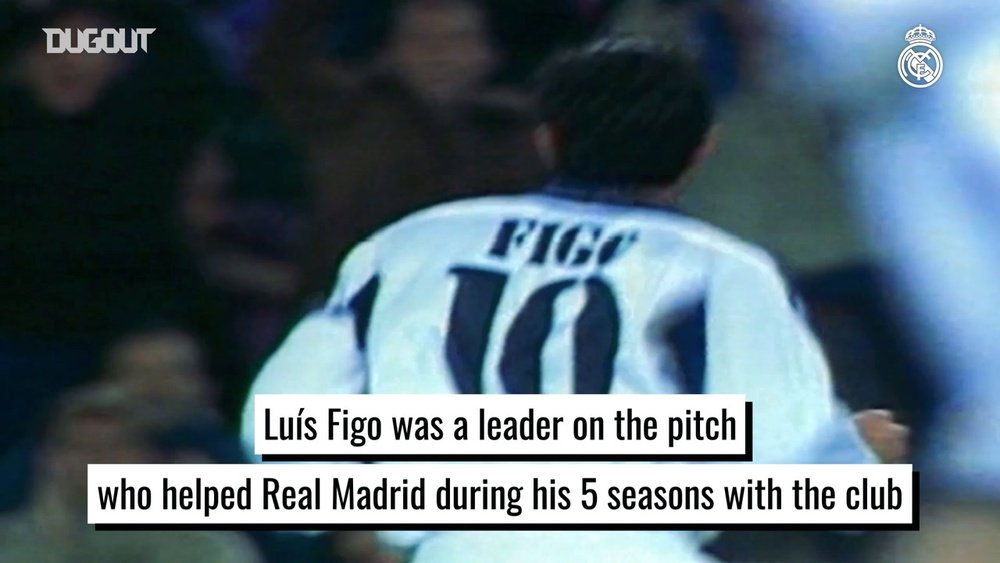 Luís Figo, a Real Madrid legend. DUGOUT