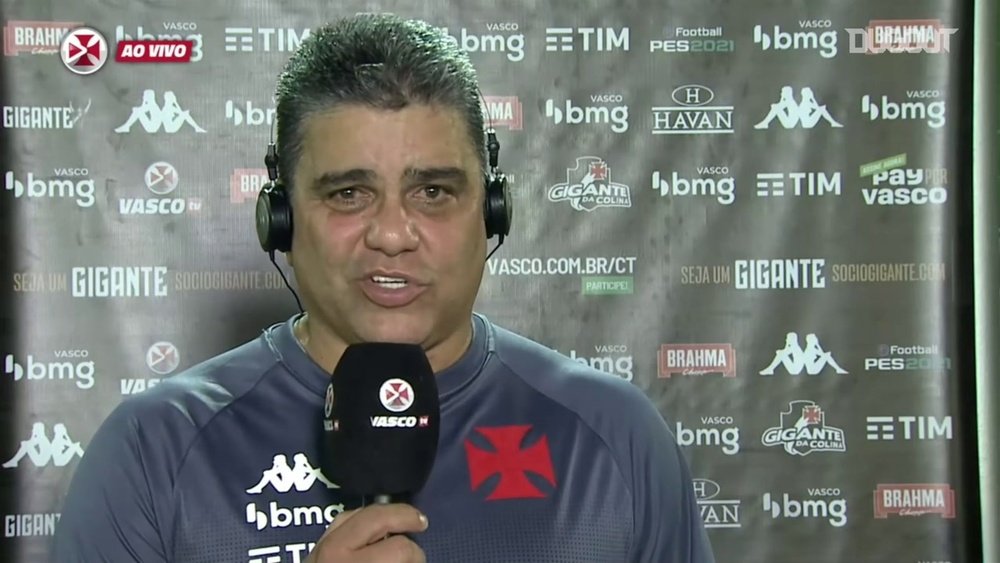 Treinado por Marcelo Cabo, Vaco foi eliminado do Campeonato Carioca. DUGOUT