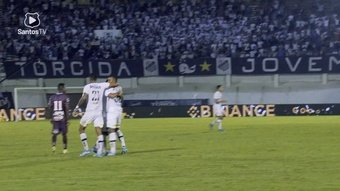 Os gols do Santos no empate por 3 a 3 com a Ferroviária. DUGOUT