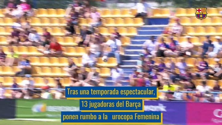 13 jugadoras del Barça jugarán la Eurocopa Femenina. Dugout