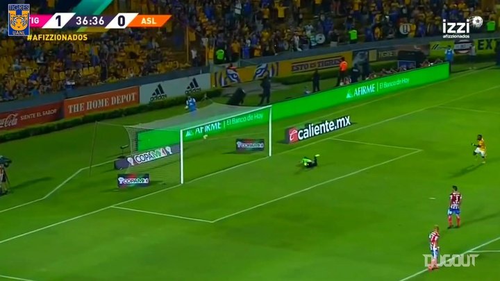 VÍDEO: el misil de Aquino en la goleada a Atlético San Luis en 2018